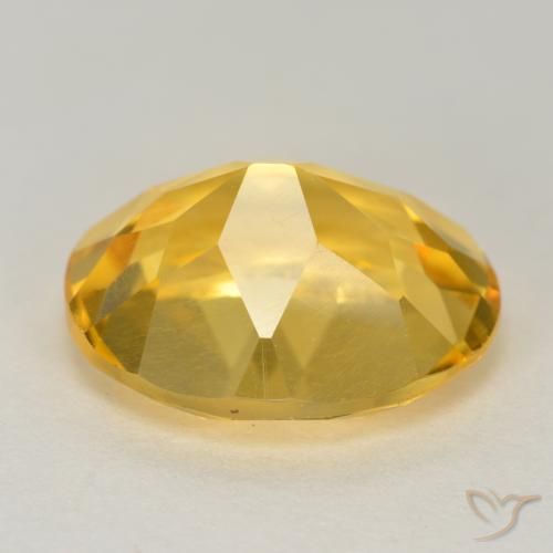 9,17 ctw natürlicher gold-orange Citrin, Oval, VS