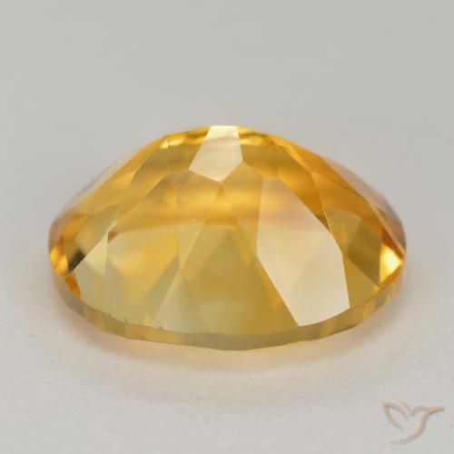 9,17 ctw natürlicher Mittelgold Citrin, Oval, VS
