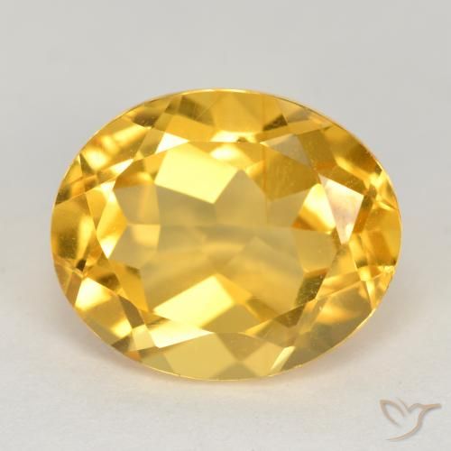 4.71ct Natürlicher Mittleres Gold Citrin, Oval, VS