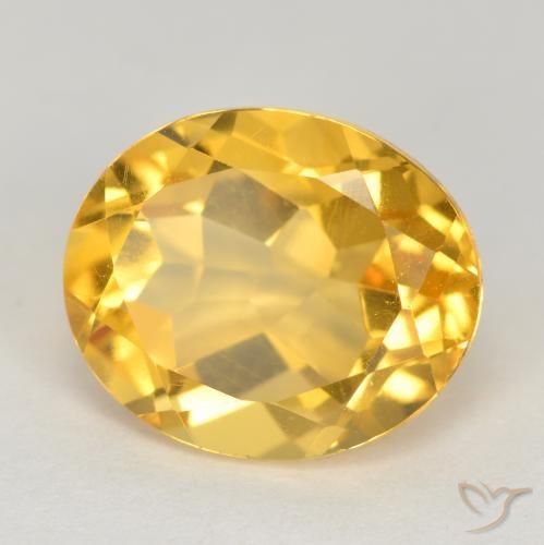 9,17 ctw natürlicher Mittleres Gold Citrin, Oval, VS