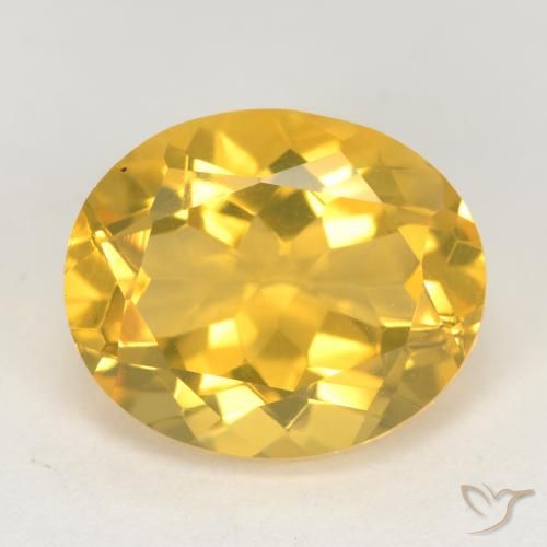 4.29ct Natürlicher Golden Citrin, Oval, VS