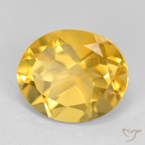 9,17 ctw natürlicher Mittleres Gold Citrin, Oval, VS