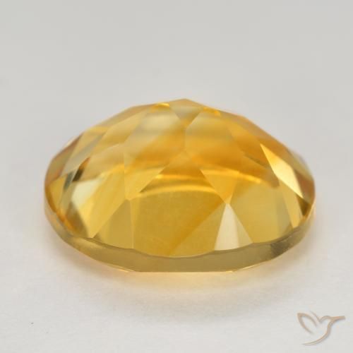 9,17 ctw natürlicher Mittelgold Citrin, Oval, VVS-VS