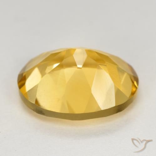 9,17 ctw natürlicher Mittelgold Citrin, Oval, VS