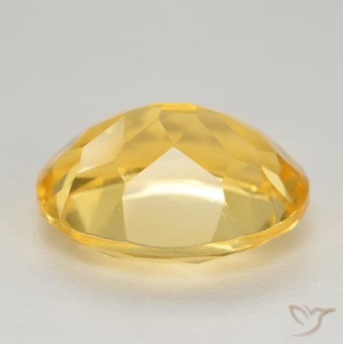 9,17 ctw natürlicher Golden Citrin, Oval, VS