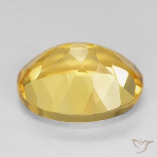 9,17 ctw natürlicher Golden Citrin, Oval, VS