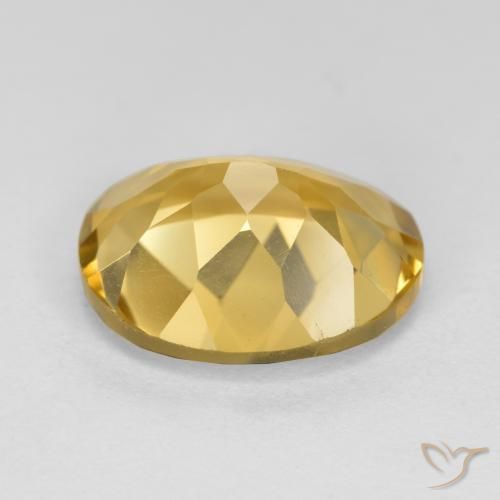 9,17 ctw natürlicher Mittelgold Citrin, Oval, VS