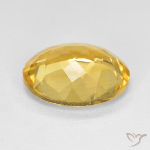 9,17 ctw natürlicher Golden Citrin, Oval, VS