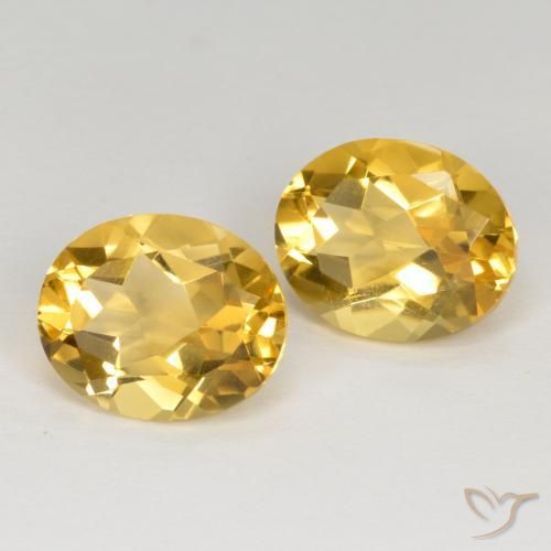 6.72 ct natürliche Mittelgold Citrin-Edelsteine, Oval, VVS-VS