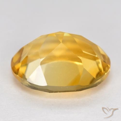 9,17 ctw natürlicher Helles Gold Citrin, Oval, VVS-VS