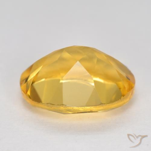 9,17 ctw natürlicher Mittelgold Citrin, Oval, VVS-VS