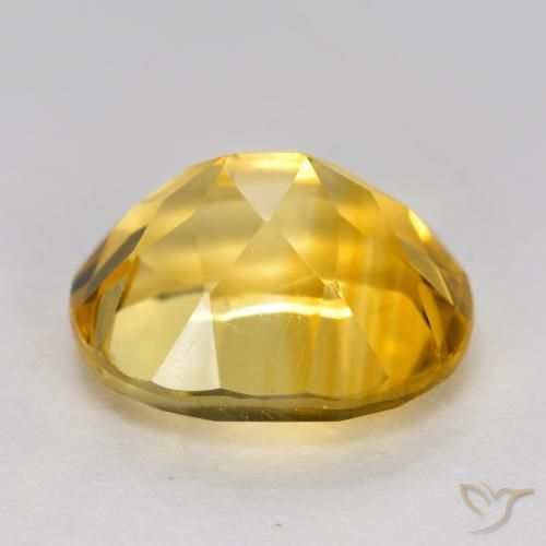 9,17 ctw natürlicher Mittelgold Citrin, Oval, VVS-VS