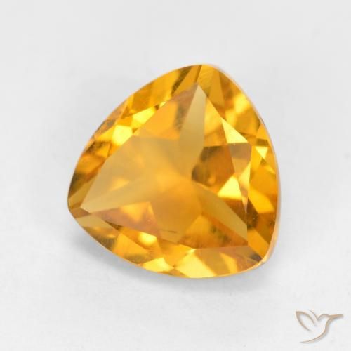 9,17 ctw natürlicher Orange-Gold Citrin, Trillion, VS