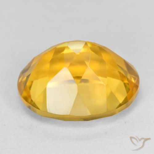 9,17 ctw natürlicher Mittleres Gold Citrin, Oval, VVS