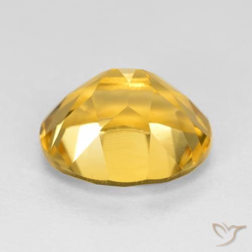 9,17 ctw natürlicher gold-orange Citrin, Oval, VVS