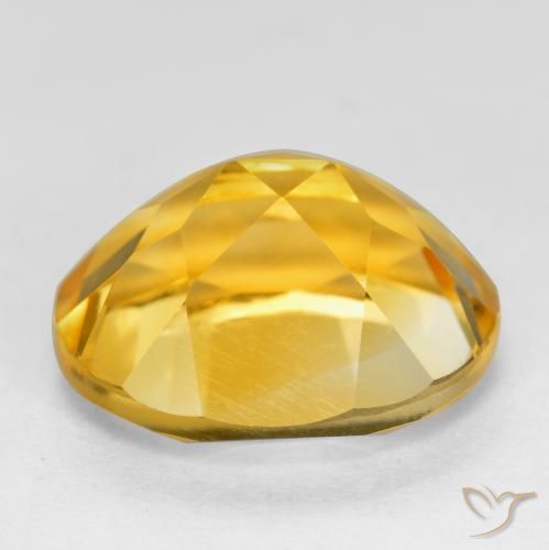9,17 ctw natürlicher Helles Gold Citrin, Oval, VVS-VS