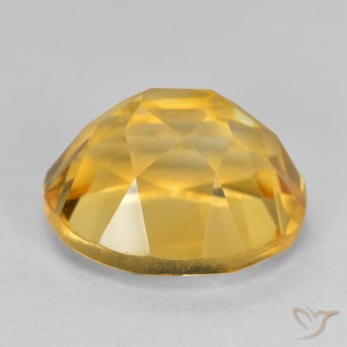 9,17 ctw natürlicher Mittel-Dunkelgold Citrin, Oval, VVS