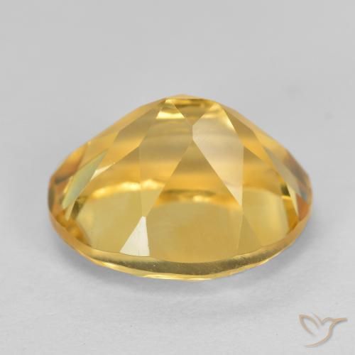 9,17 ctw natürlicher Mittelgold Citrin, Oval, VVS-VS
