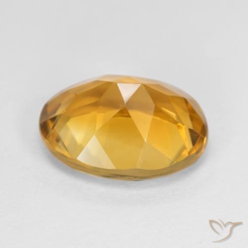 9,17 ctw natürlicher Golden Citrin, Oval, VVS