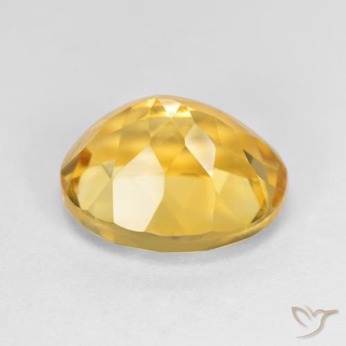 9,17 ctw natürlicher gold-orange Citrin, Oval, VVS
