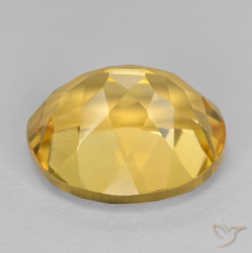 9,17 ctw natürlicher gold-orange Citrin, Oval, VVS