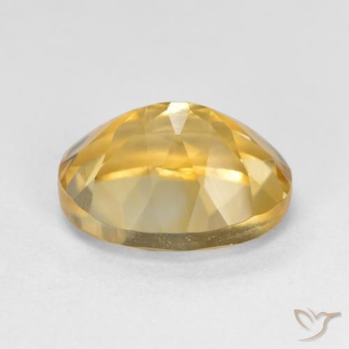 9,17 ctw natürlicher Tiefes Gold Citrin, Oval, VVS