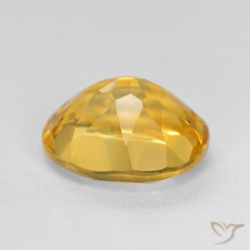 9,17 ctw natürlicher Mittelgold Citrin, Oval, VVS