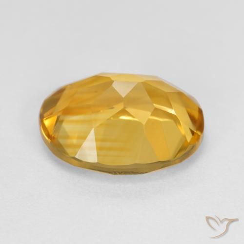 9,17 ctw natürlicher Mittelgold Citrin, Oval, VVS