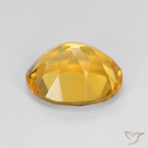 9,17 ctw natürlicher Mittelgold Citrin, Oval, VVS