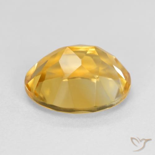 9,17 ctw natürlicher Mittelgold Citrin, Oval, VVS