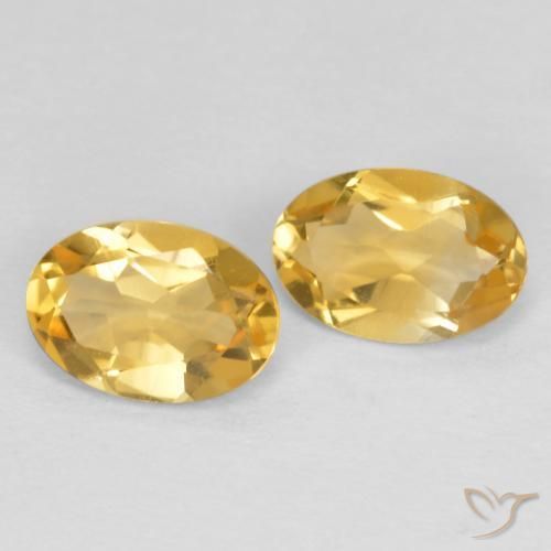 0.81 ct natürliche Golden Citrin-Edelsteine, Oval, VVS-VS