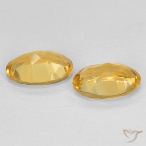 0.81 ct natürliche Golden Citrin-Edelsteine, Oval, VVS-VS