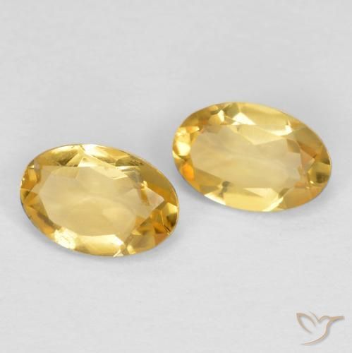 0.74 ct natürliche Golden Citrin-Edelsteine, Oval, VS