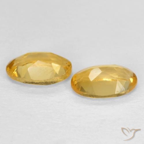 0.74 ct natürliche Golden Citrin-Edelsteine, Oval, VS