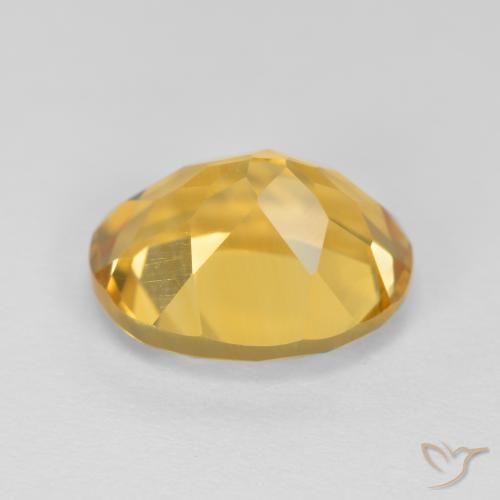 9,17 ctw natürlicher Mittelgold Citrin, Oval, VVS-VS