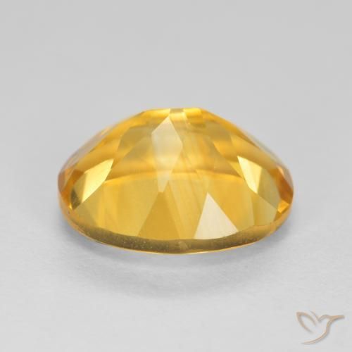 9,17 ctw natürlicher Dunkelgolden Citrin, Oval, VVS-VS