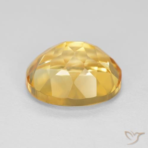 9,17 ctw natürlicher Tiefes Goldorange Citrin, Oval, VVS