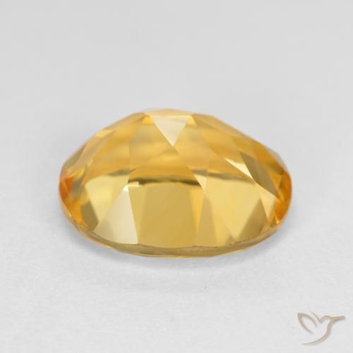 9,17 ctw natürlicher gold-orange Citrin, Oval, VVS
