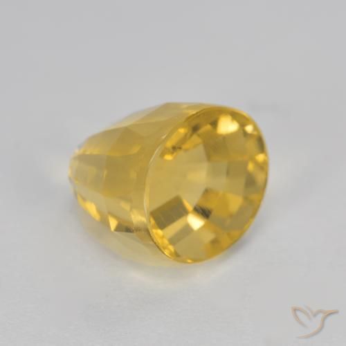9,17 ctw natürlicher Mittleres Gold Citrin, Fantasie, VVS-VS