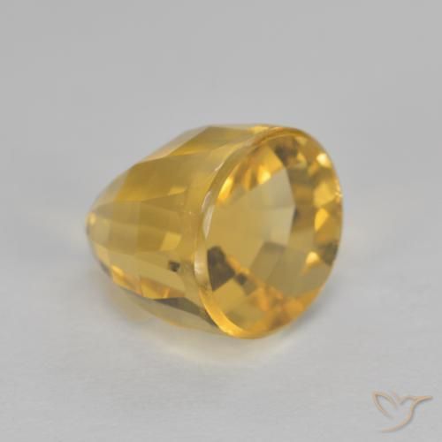 9,17 ctw natürlicher Mittleres Gold Citrin, Fantasie, VVS-VS