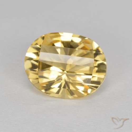 2.36ct Natürlicher Golden Citrin, Oval, VVS