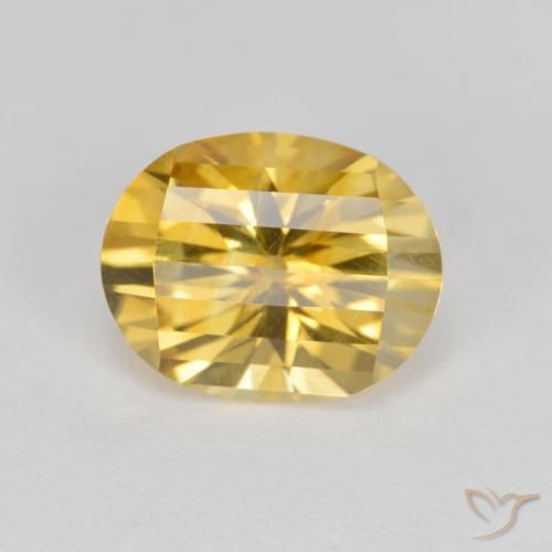 2.42ct Natürlicher Golden Citrin, Oval, VVS