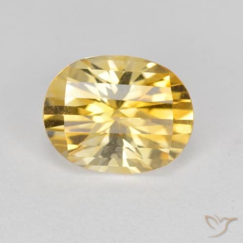 2.51ct Natürlicher Golden Citrin, Oval, VVS