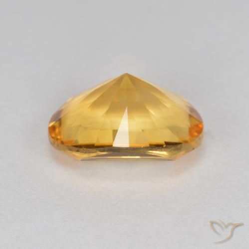 9,17 ctw natürlicher gold-orange Citrin, Oval, VVS
