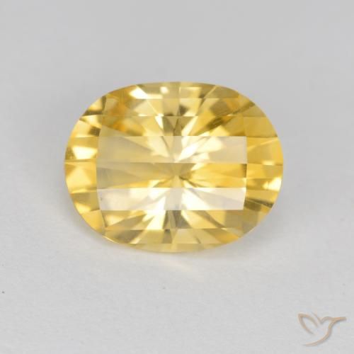 2.22ct Natürlicher Golden Citrin, Oval, VVS