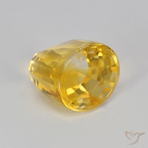 9,17 ctw natürlicher Golden Citrin, Fantasie, VVS-VS