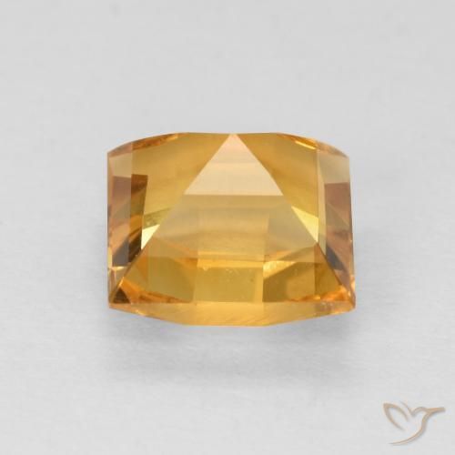9,17 ctw natürlicher Mittelgold Citrin, Quadrat, VVS