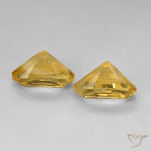 5.07 ct natürliche Tiefes Gold Citrin-Edelsteine, Oval, VVS-VS