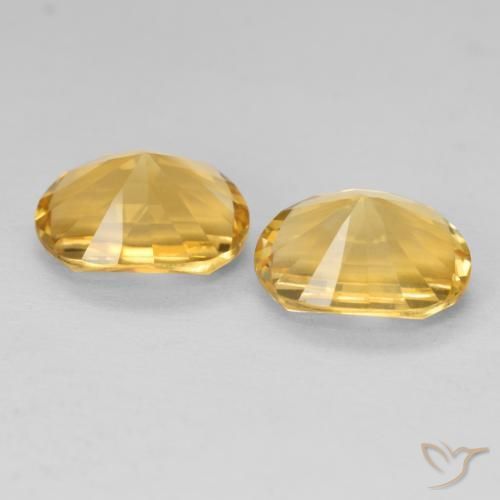 4.82 ct natürliche Mittelgold Citrin-Edelsteine, Oval, VVS-VS