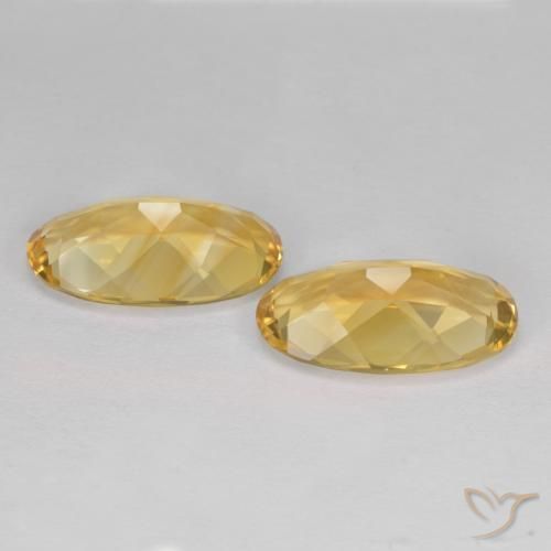 6.83 ct natürliche Golden Citrin-Edelsteine, Oval, VVS